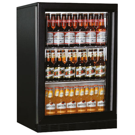 Barkühlschrank mit 1 Glasflügeltür, 133 Liter, -1°/+5°C