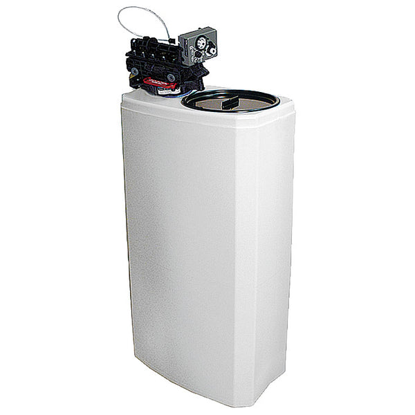 automatischer Wasserentkalker, Kapazität 8 Liter, 800 Liter/h, Salzreserve 25 kg