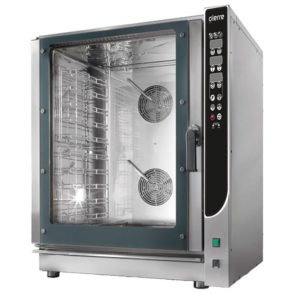 Elektro-Kombidämpfer 10x GN 1/1 - 60x40 cm, Direkteinspritzung und automatischem Reinigungssystem