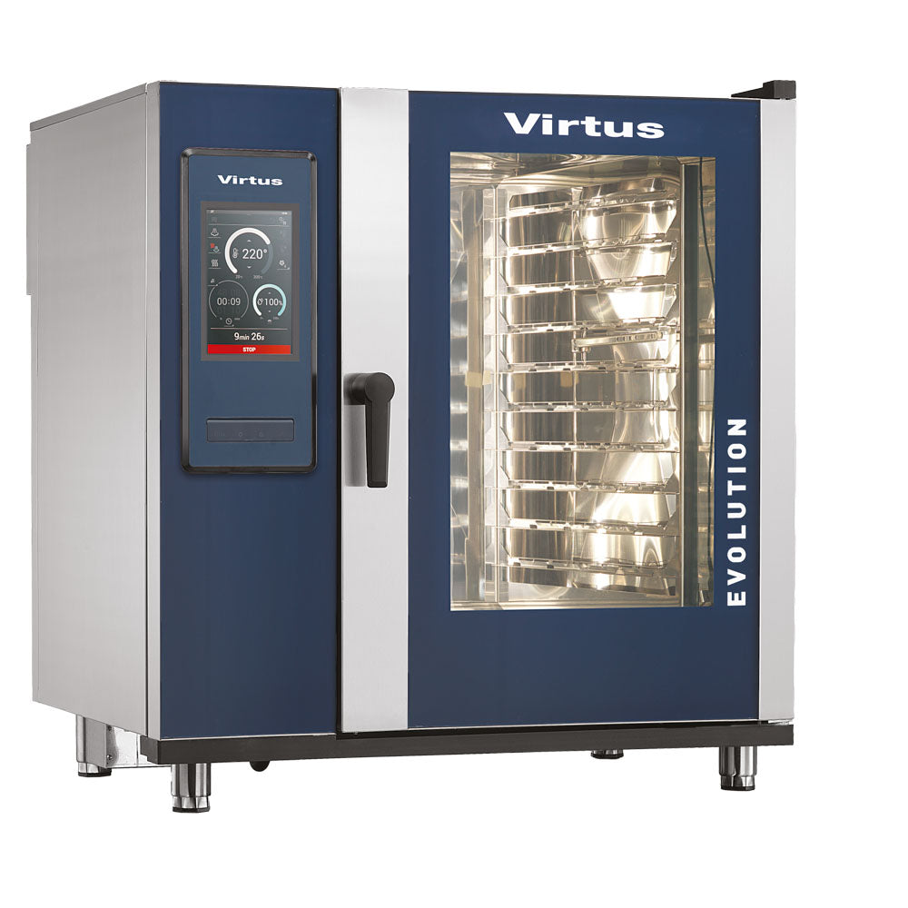 Elektro-Kombidämpfer mit Boiler und automatischem Reinigungssystem, 10x GN 2/1