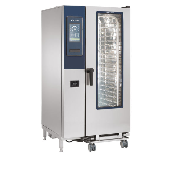 Elektro-Kombidämpfer mit Boiler und automatischem Reinigungssystem, 20x GN 1/1