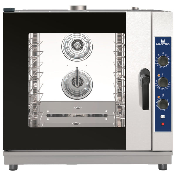 Gas-Kombidämpfer mechanisch mit Direkteinspritzung, 6x GN 1/1 oder 600x400 mm