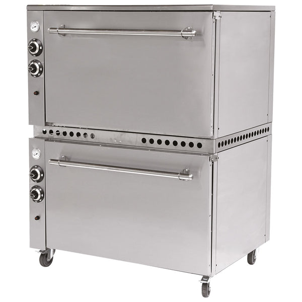 Maxi-Gasofen mit Elektrogrill, 2 Kammern