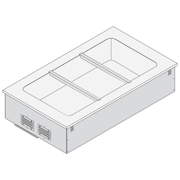 Beheizte Umluft-Wanne, 2x GN 1/1