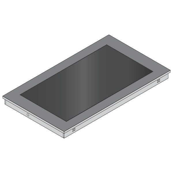 Einbau-Warmhalteplatte mit gehärtetem Glas, 5x GN 1/1