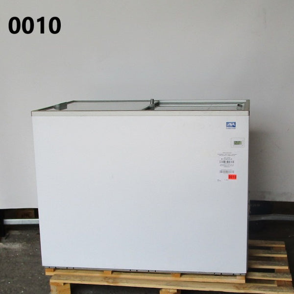 Tiefkühltruhe 314 (258) Liter mit Glas-Schiebedeckeln, -18°/-24°C - GEBRAUCHT