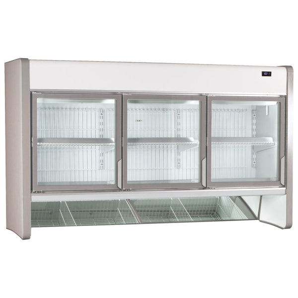 Tiefkühlaufsatz mit 3 Glastüren für BCZ0022, -16°/-24°C, 768 (415) Liter