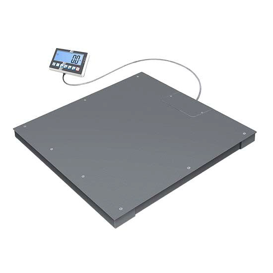 Bodenwaage, Wägebereich maximal 1500 kg, Ablesbarkeit 500 g