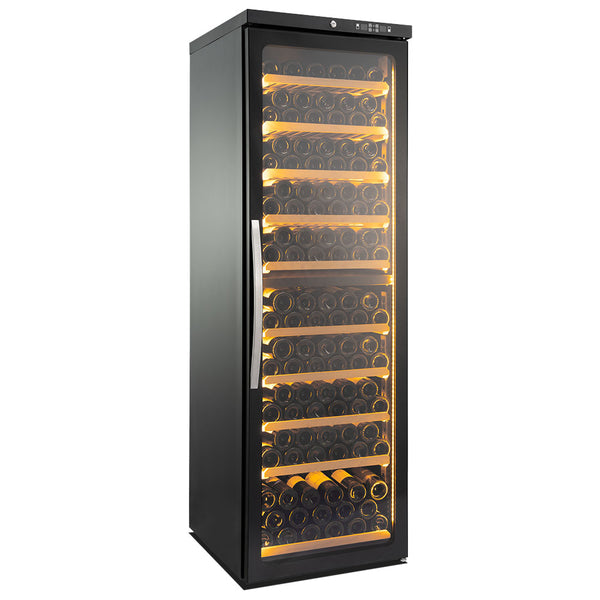 Weinkühlvitrine mit 2 Temperaturbereichen, 169 Flaschen, +5°/+20°C