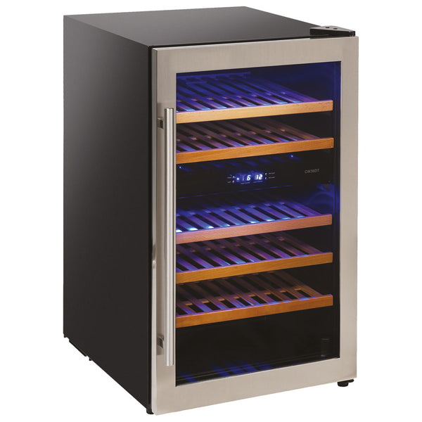 Weinkühlvitrine mit 2 Temperaturbereichen, 31 Flaschen, +5°/+10°C | +10°/+18°C
