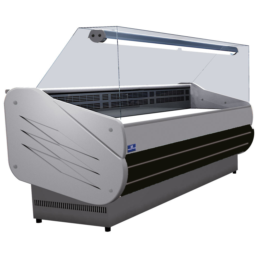 Kühltheke 1040 mm mit gerader Frontverglasung, Umluft Kühlung, +2°/+5°C