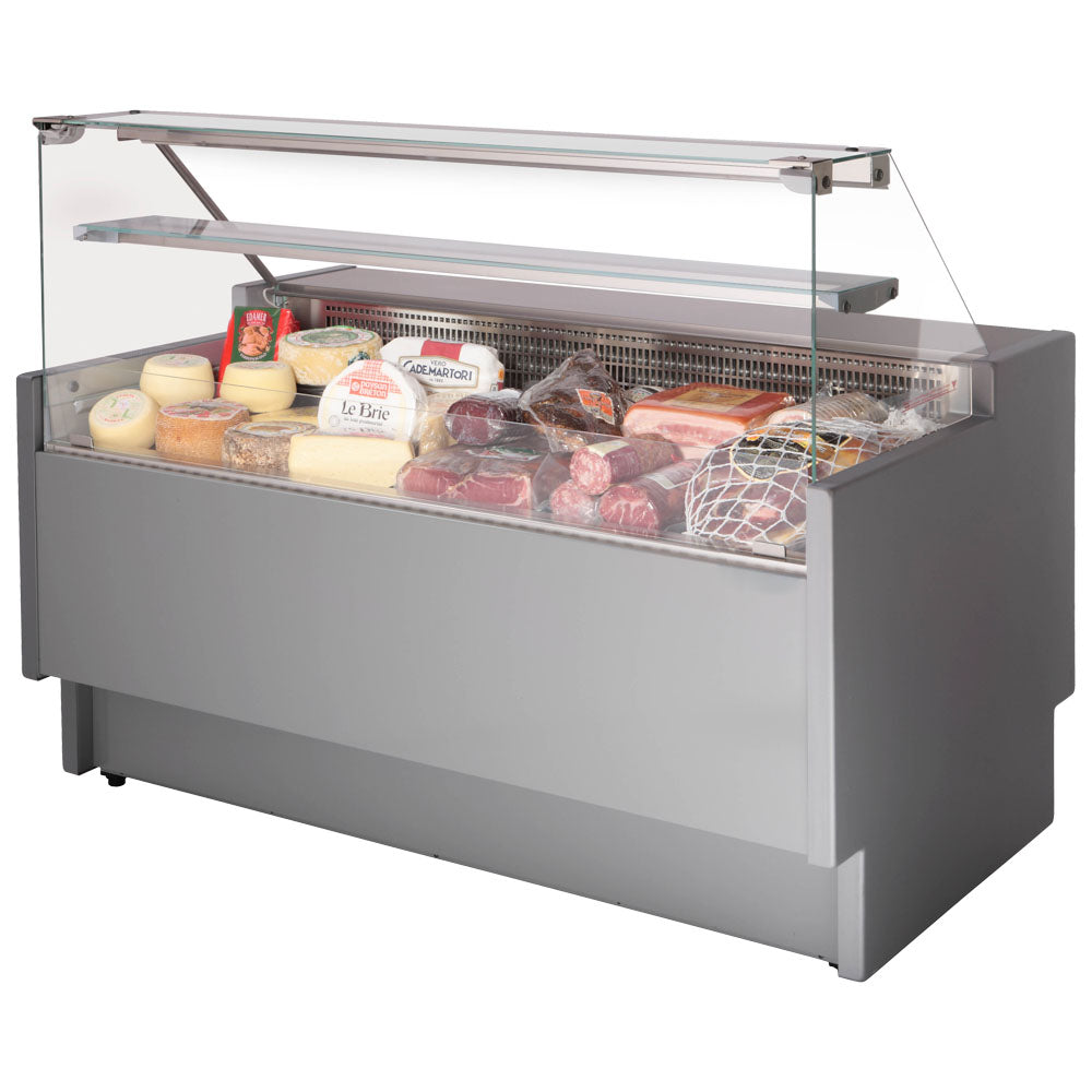 Kühltheke 2960 mm mit gerader Frontverglasung, Umluft Kühlung, +2°/+5°C