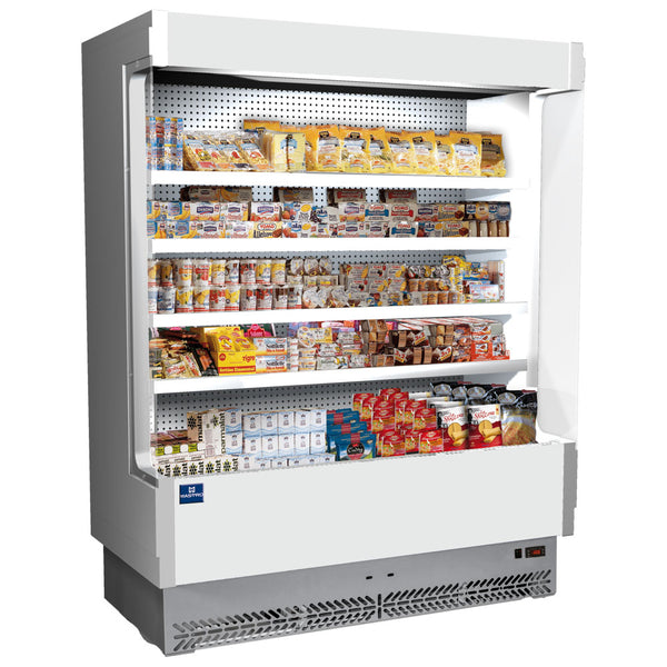 Wandkühlregal 1080 mm mit 4 Regalböden, +3°/+5°C - Molkereiprodukte
