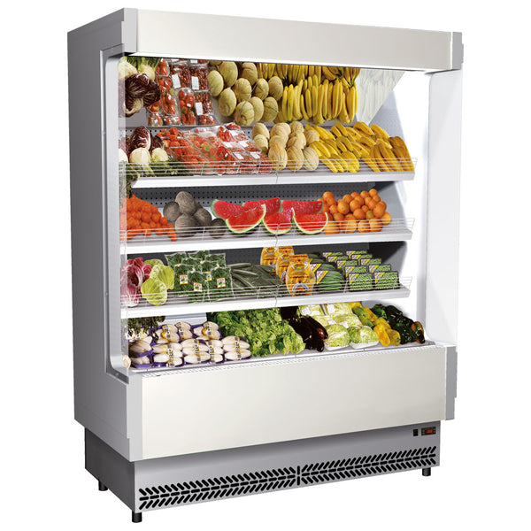 Wandkühlregal 1080 mm mit 3 Regalböden, +6°/+8°C - Obst und Gemüse