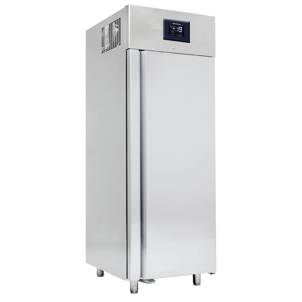 Kühlschrank 700 Liter aus Edelstahl GN 2/1, -2°/+8°C, 85 mm Isolierung - WiFi
