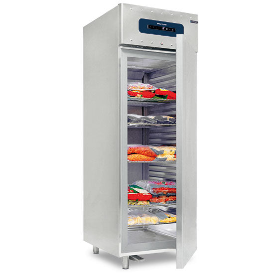 Kühlschrank 700 Liter aus Edelstahl für Fisch mit statischer Kühlung, 0°/+5°C