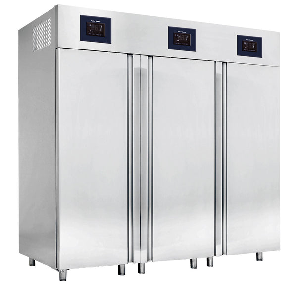 Kühlschrank 700+1400 Liter aus Edelstahl GN 2/1, -2°/+8°C - WiFi