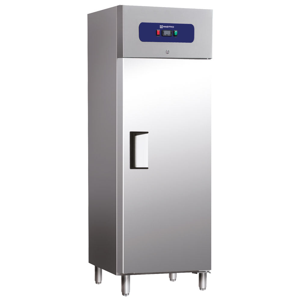 Tiefkühlschrank 400 Liter aus Edelstahl, 460x485 mm, -10°/-18°C