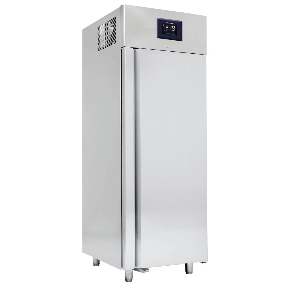 Tiefkühlschrank 700 Liter aus Edelstahl GN 2/1, -10°/-22°C, 85 mm Isolierung - WiFi