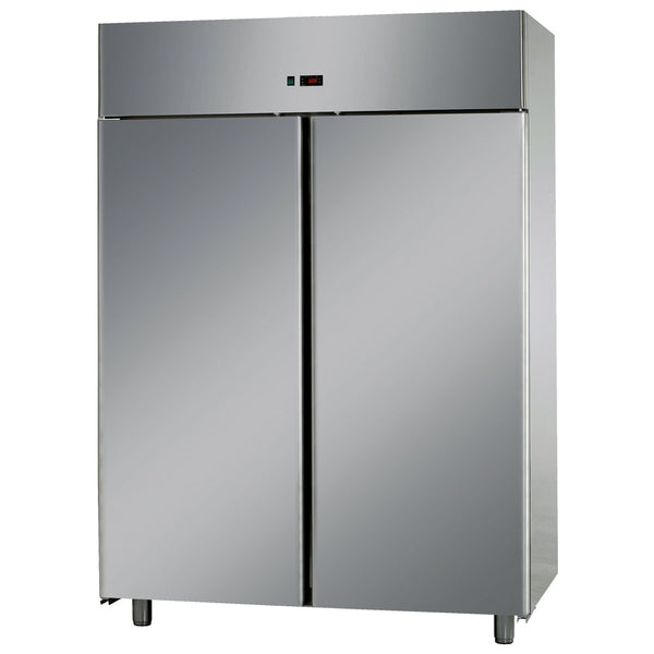 Tiefkühlschrank 1200 Liter aus Edelstahl, -18°/-22°C DOMSYSTEM
