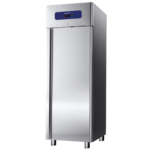 Tiefkühlschrank 700 Liter aus Edelstahl, GN 2/1, -10°/-22°C, 85 mm Isolierung