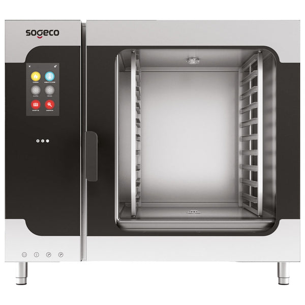 Elektro-Kombidämpfer mit Direkteinspritzung und automatischer Reinigung, 10x GN 2/1 - TOUCH SCREEN