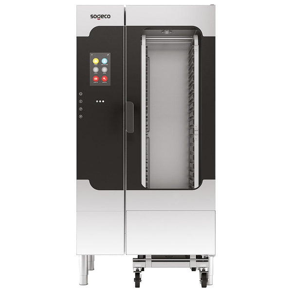 Elektro-Kombidämpfer mit Direkteinspritzung und automatischer Reinigung, 20x GN 1/1 - TOUCH SCREEN