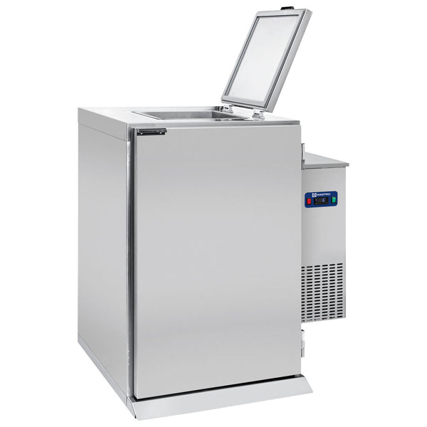 Nassmüllkühler für 1x 120/ 240 Liter Mülleimer, mit Aggregat rechts und Winterkit