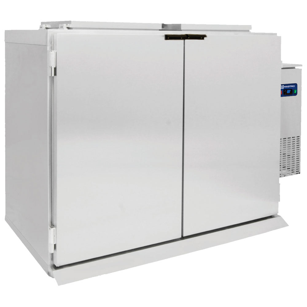 Nassmüllkühler für 2x 120/ 240 Liter Mülleimer, mit Aggregat rechts und Winterkit
