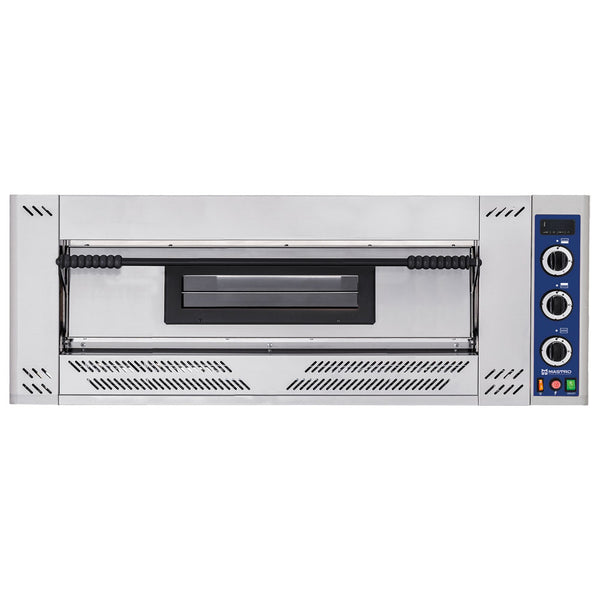 Gas-Pizzaofen für 9 Pizzen ø 30 cm, mechanische Bedienung