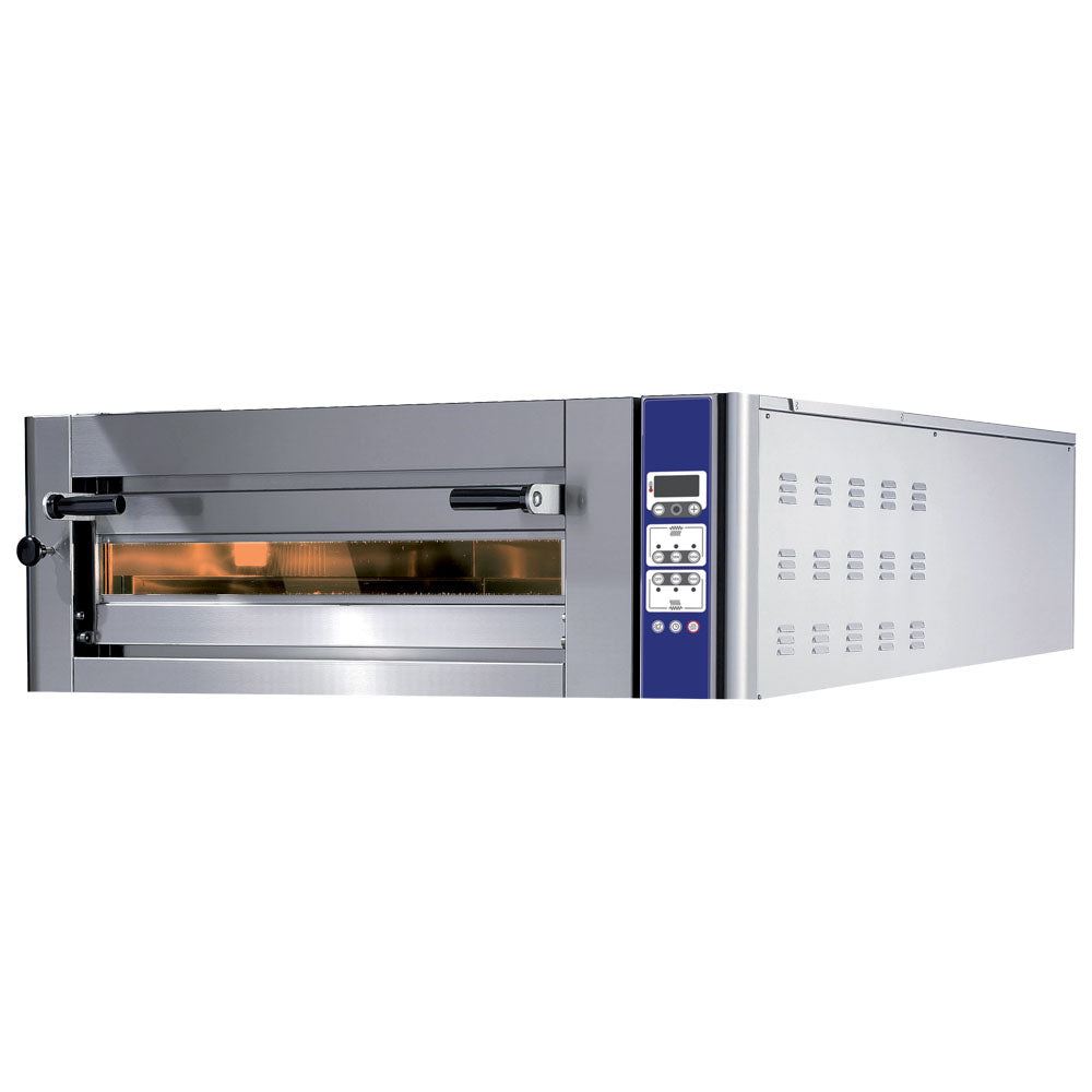 Elektro-Pizzaofen für 4 Pizzen ø 350 mm, elektronische Bedienung