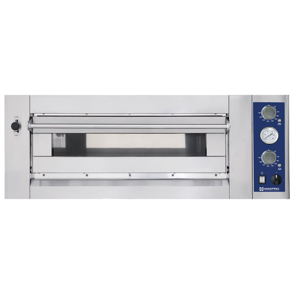 Elektro-Pizzaofen für 4 Pizzen ø 35 cm, mechanische Bedienung