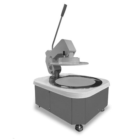 Pizzateigpresse für Pizzen ø 280-350 mm