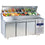 Kühl-Vorbereitungstisch 3 Türen GN 1/1, 10x GN 1/3 H=150 mm, -2°/+8°C