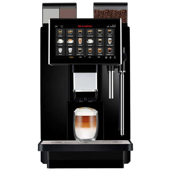 Kaffeevollautomat mit Touchscreen, 1 Mühle, 2 Instantmodule, Frischmilchmodul, 80/100 Tassen/Std