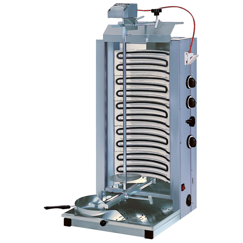 Elektro-Dönergrill mit 3 Heizzonen, Motor oben, 70 kg