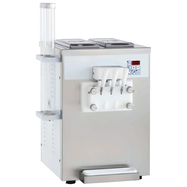 Softeismaschine mit Luftkühlung, Produktion 13,5 kg/h (180 Eistüten)
