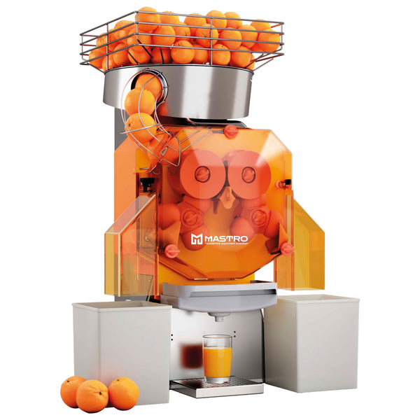Zitruspresse halbautomatisch, 38 Orangen/Minute, ø 60-80 mm, Korb 15 kg