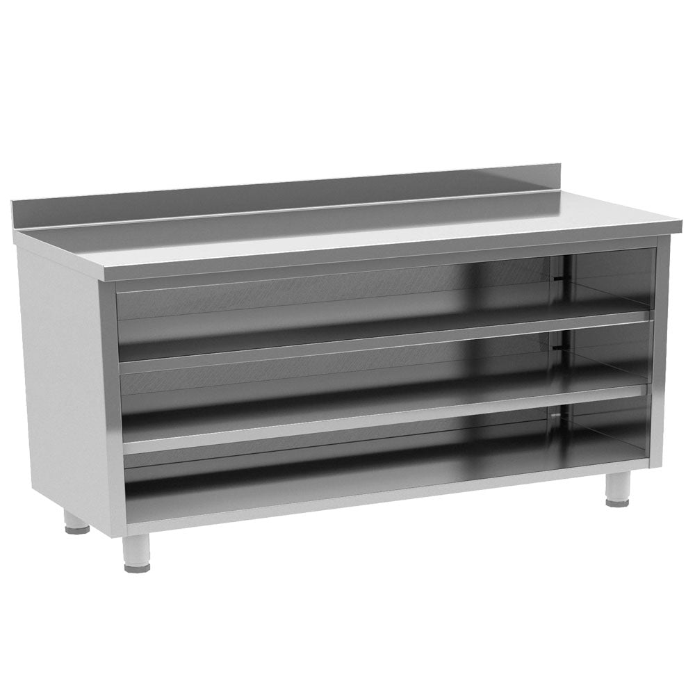 Rückbuffet mit 2 Zwischenböden, 2500x600 mm