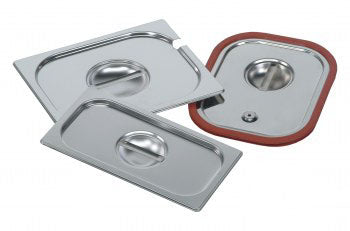 GN Deckel in Edelstahl mit Dichtung, GN 1/3