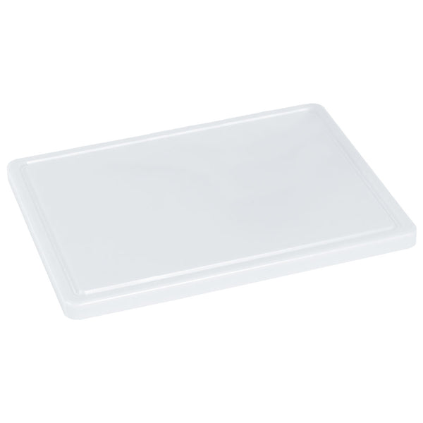 Schneidebrett weiß für Käse, 450x300 mm