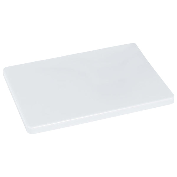 Schneidebrett weiß für Käse, 530x325 mm