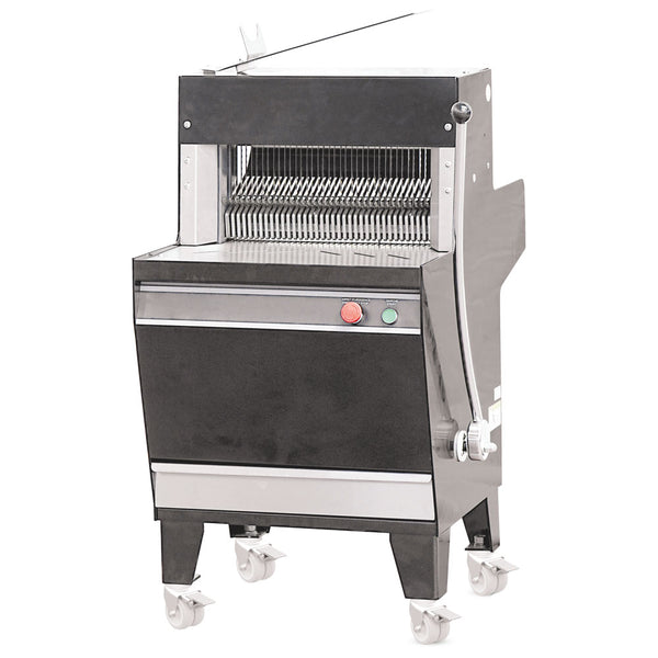 Brotschneidemaschine mit manueller Bedienung für 11 mm Schnittstärke, Standmodell