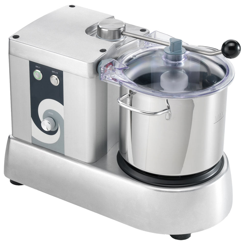 Cutter mit Geschwindigkeitsregler, Tischmodell, 5,3 (3,1) Liter
