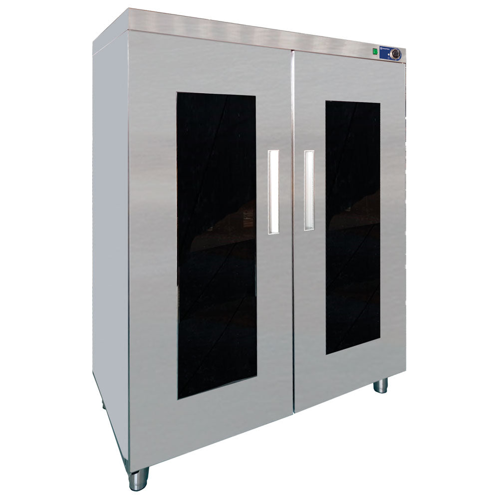 Sterilisiererschrank mit Timer und 4+4 Ablageflächen