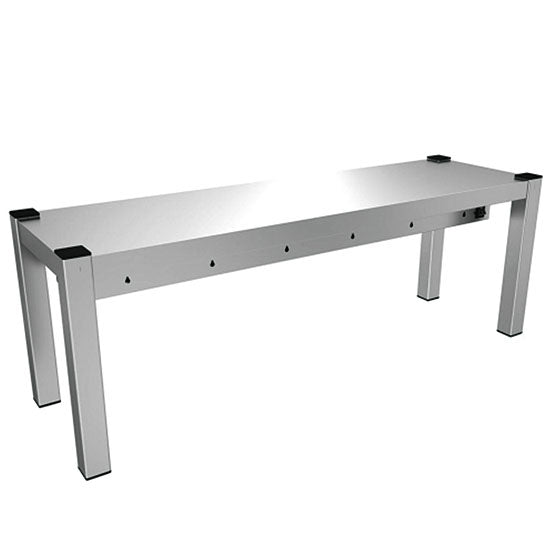 Ausgabeaufsatz, Aufsatz 1-etagig, seitlich offen, 1000x300 mm