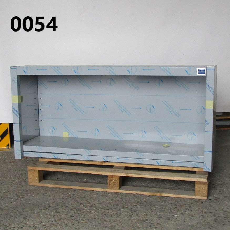 Wandhängeschrank mit Zwischenboden, offen, 1400x400 mm - BESCHÄDIGT