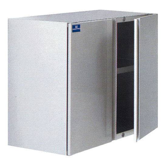 Wandhängeschrank mit 2 Flügeltüren und Zwischenboden, 800x400 mm