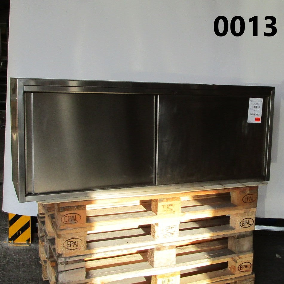 Wandhängeschrank mit Schiebetüren und Zwischenboden, 1600x400 mm - GEBRAUCHT