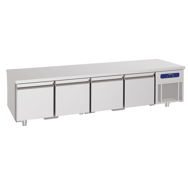 Kühlunterbau mit 4 Schubladen 1/1 für Kochgeräte 900er, B=2200 mm